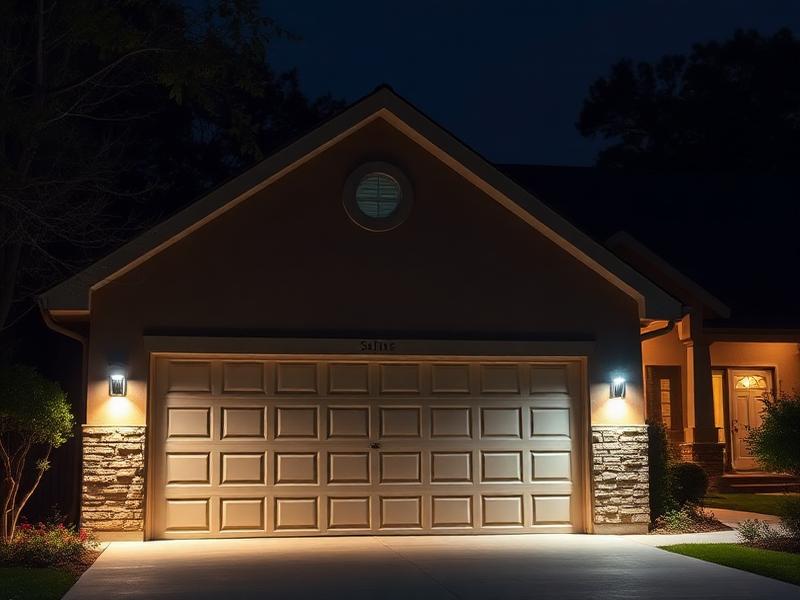 Security Lighting: Protecting Your Family - garage door article